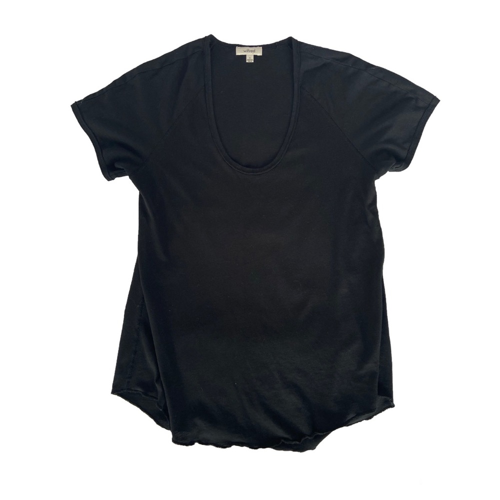 Black Small Aritzia scoop neck